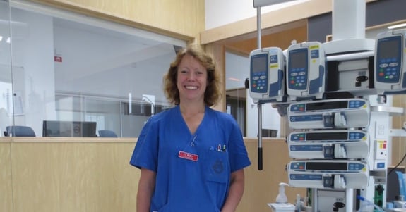 Ulrika Thörn, intensivvårdssköterska ansvarig för medicinteknik vid Universitetssjukhuset Örebro